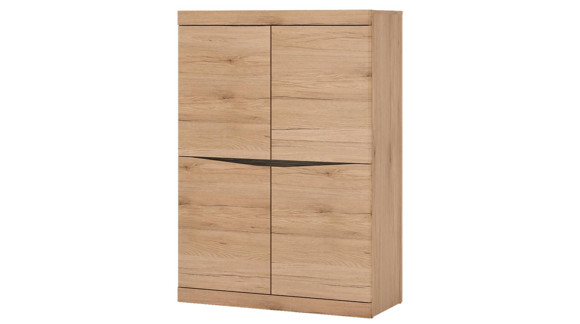 Highboard San Remo Eiche 86 cm 4-türig - CANDELA von Die Möbelfundgrube