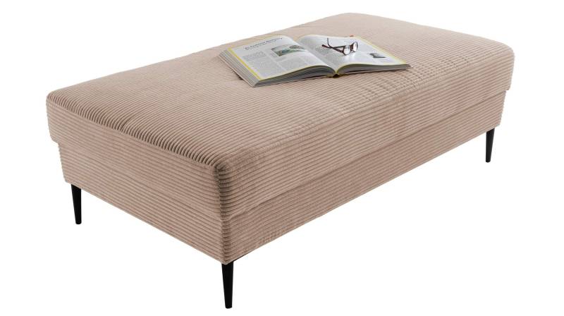 Hocker Sitzhocker 140 x 75 cm Cord caramel - SUMMER von Die Möbelfundgrube