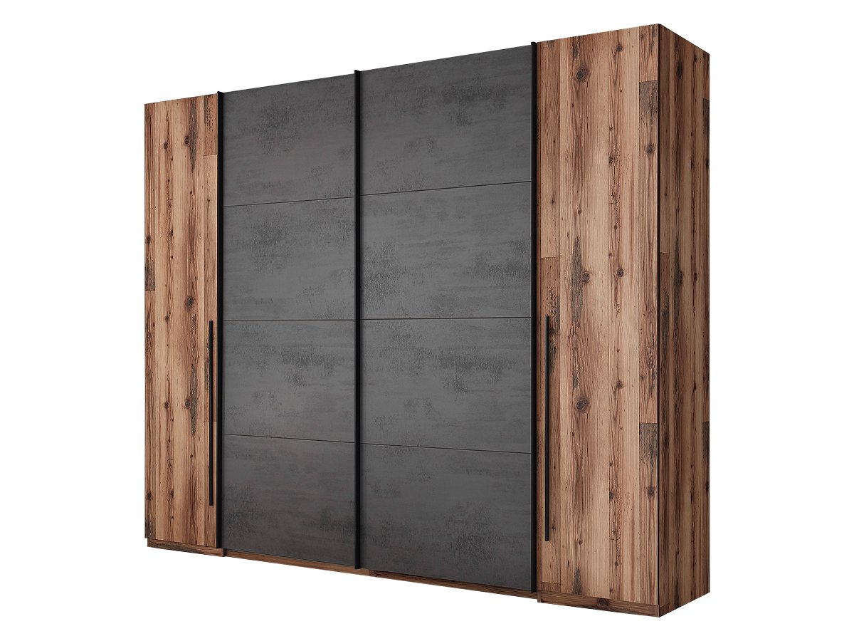 Kleiderschrank Alpine Lodge - grau Schwebetürenschrank 312 cm - SARNIA Kleiderschrank Alpine Lodge - grau Schwebetürenschrank 312 cm - SARNIA von Die Möbelfundgrube