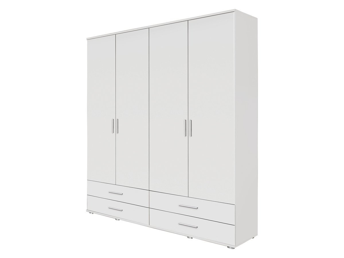 Kleiderschrank weiß 168 cm - von rauch - RASANT von Die Möbelfundgrube