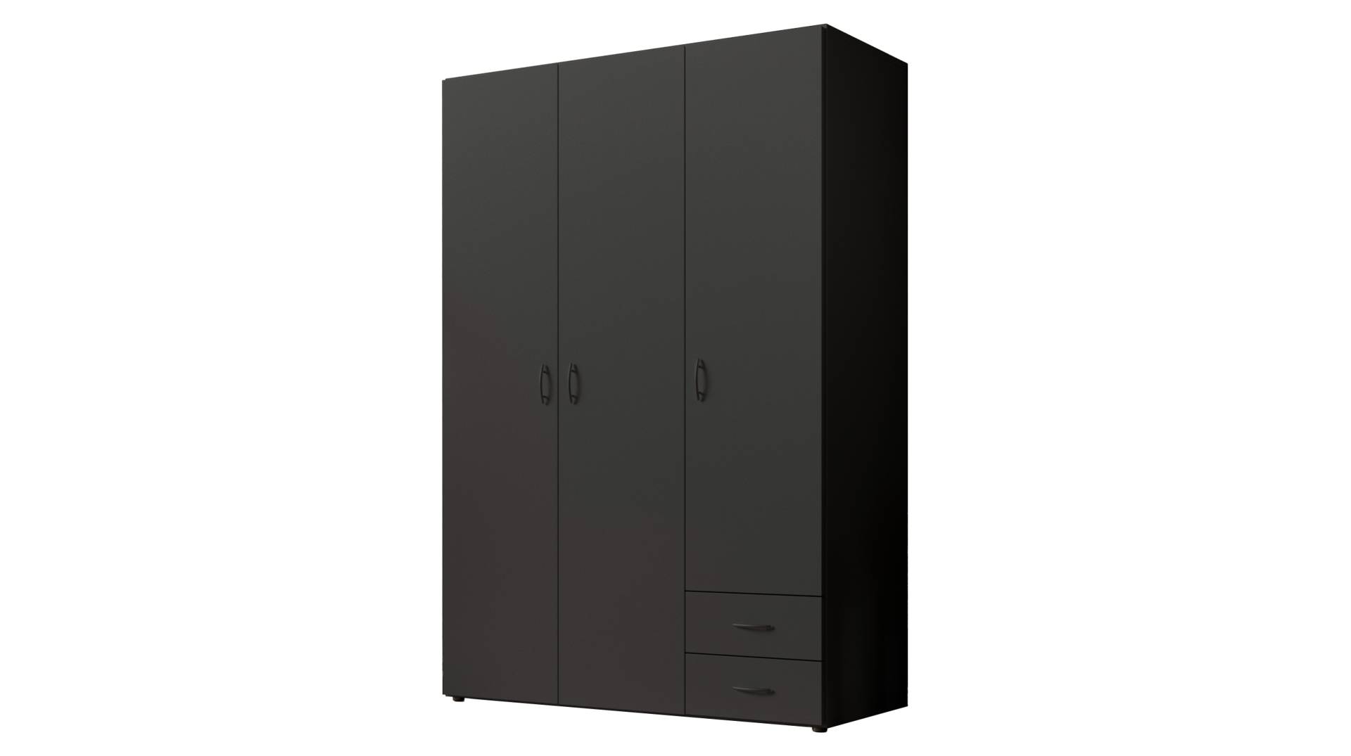 Kleiderschrank graphit - 120 cm - 3-türig - BASE Kleiderschrank graphit - 120 cm - 3-türig - BASE von Die Möbelfundgrube