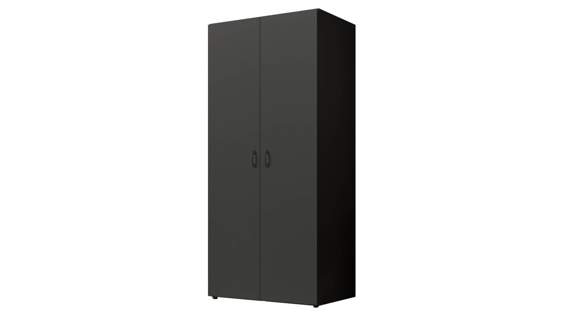 Kleiderschrank graphit - 80 cm - 2-türig - BASE Kleiderschrank graphit - 80 cm - 2-türig - BASE von Die Möbelfundgrube