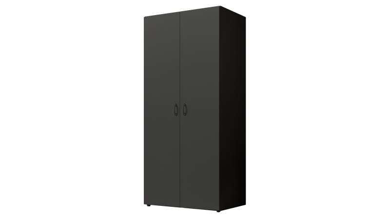 Kleiderschrank graphit - 80 cm - 2-türig - BASE Kleiderschrank graphit - 80 cm - 2-türig - BASE von Die Möbelfundgrube