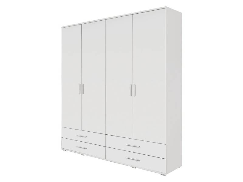 Kleiderschrank weiß 168 cm - von rauch - RASANT von Die Möbelfundgrube