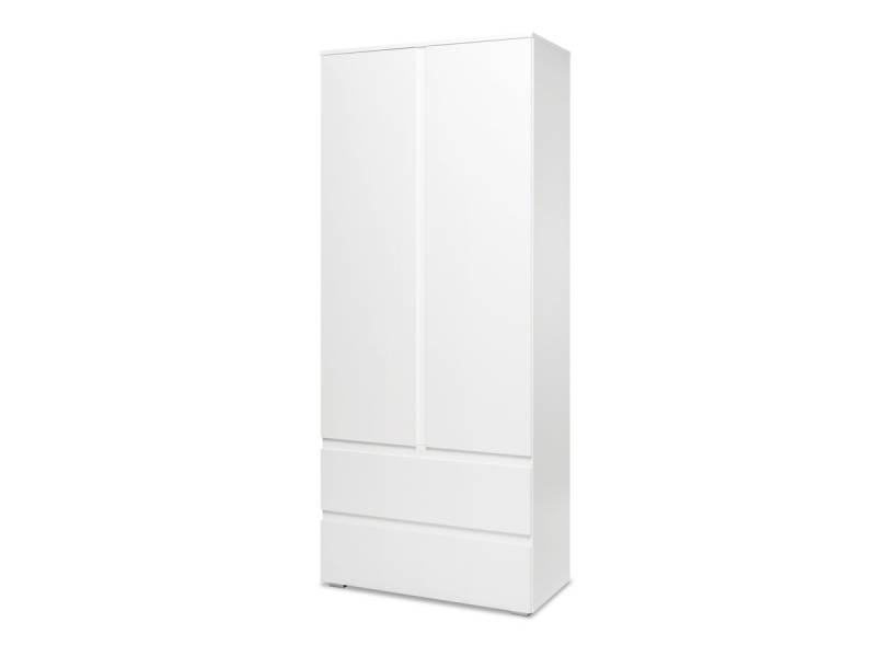 Kleiderschrank weiß - 80 cm - IMAGE von Die Möbelfundgrube