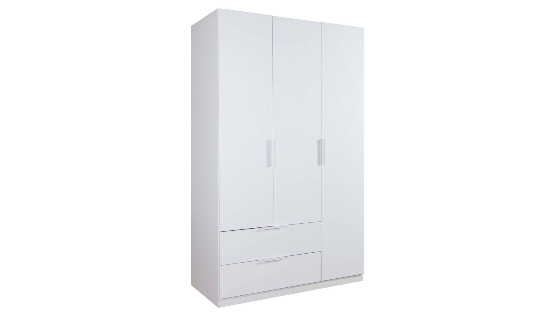 Kleiderschrank weiß hochglanz - Schubladen - 119 cm - ESPRESSO Kleiderschrank weiß hochglanz - Schubladen - 119 cm - ESPRESSO von Die Möbelfundgrube
