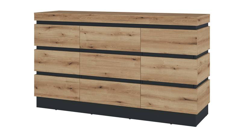 Kommode Coast Evoke Eiche - grau 161 cm - CORTE von Die Möbelfundgrube