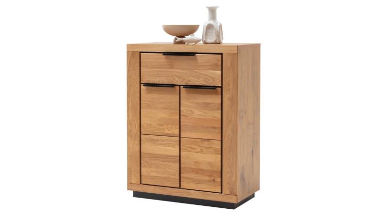 Garderobenkommode Wildeiche teilmassiv geölt - 80 x 40 cm - GRENO Garderobenkommode Wildeiche teilmassiv geölt - 80 x 40 cm - GRENO von Die Möbelfundgrube