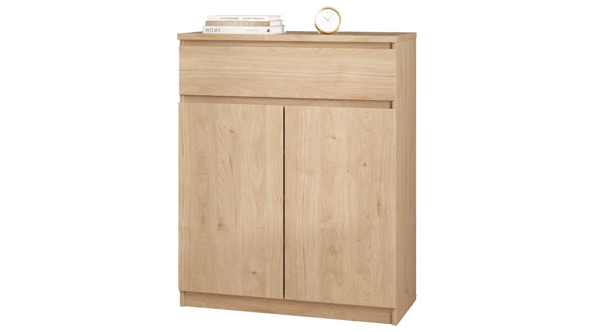 Kommode mit 1 Schublade Jackson Hickory 80 cm - NAIA von Die Möbelfundgrube