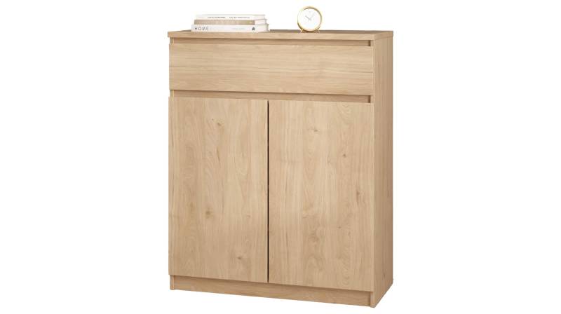 Kommode mit 1 Schublade Jackson Hickory 80 cm - NAIA von Die Möbelfundgrube