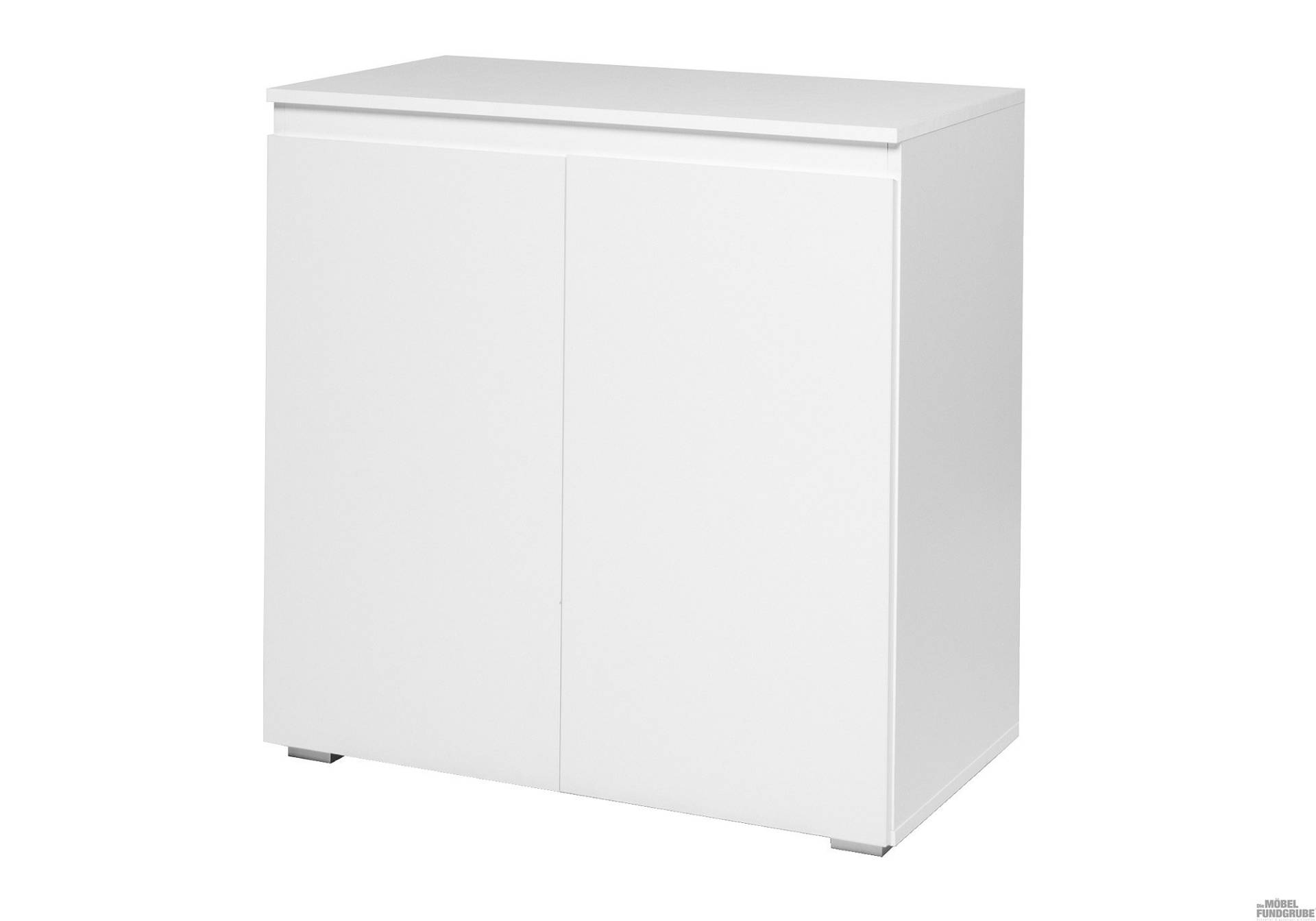 Kommode mit 2 Schranktüren weiß matt 80 cm - IMAGE Kommode mit 2 Schranktüren weiß matt 80 cm - IMAGE von Die Möbelfundgrube