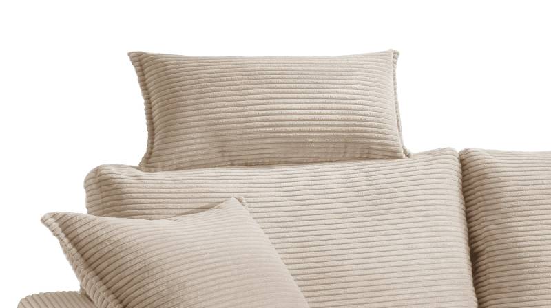 Kopfstütze Cord creme - 75 x 52 cm - SUMMER Kopfstütze Cord creme - 75 x 52 cm - SUMMER von Die Möbelfundgrube