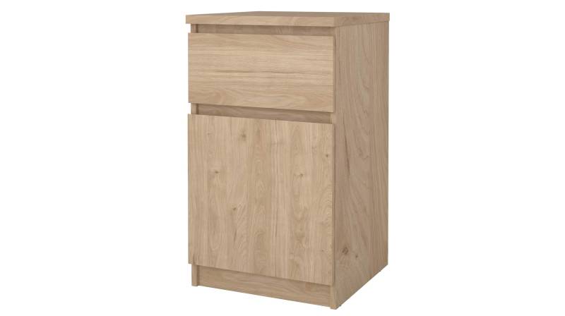 Nachttisch Jackson Hickory 40 x 70 cm 1 Schublade - NAIA von Die Möbelfundgrube