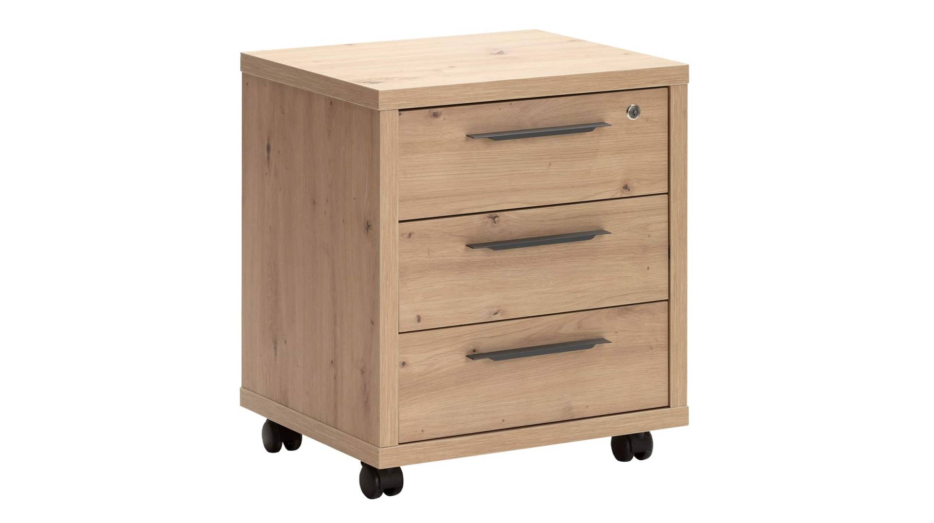 Rollcontainer Artisan Eiche 52 x 62 cm - DISEGNO von Die Möbelfundgrube