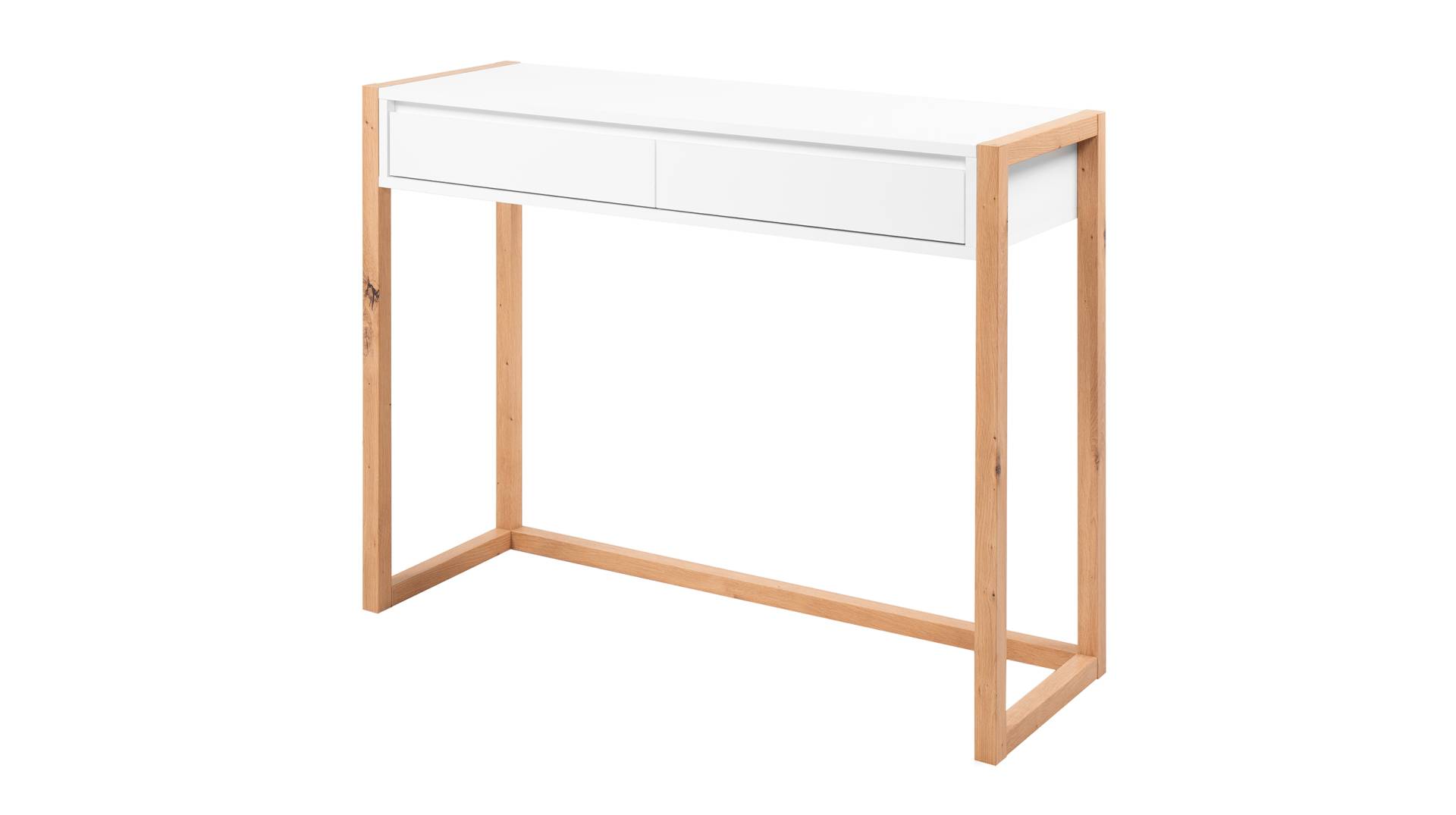 Schreibtisch weiß Artisan Eiche - 100 x 35 cm - DENVER Schreibtisch weiß Artisan Eiche - 100 x 35 cm - DENVER von Die Möbelfundgrube