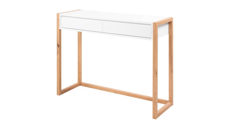 Schreibtisch weiß Artisan Eiche - 100 x 35 cm - DENVER Schreibtisch weiß Artisan Eiche - 100 x 35 cm - DENVER von Die Möbelfundgrube