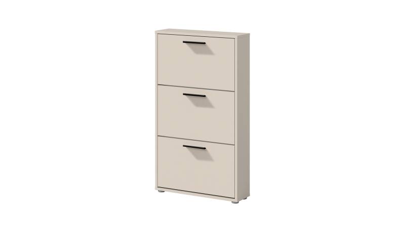 Schuhschrank beige 3-türig 59 x 103 cm - SAMMY Schuhschrank beige 3-türig 59 x 103 cm - SAMMY von Die Möbelfundgrube