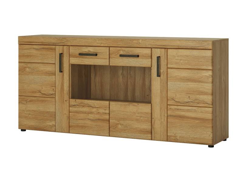 Sideboard Grandson Eiche 185 cm 4-türig - CORTINA von Die Möbelfundgrube