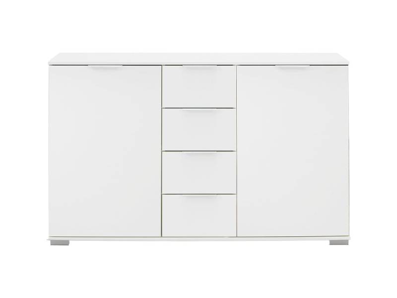 Sideboard weiß 130 cm mit 2 Türen - EASY PLUS von Die Möbelfundgrube