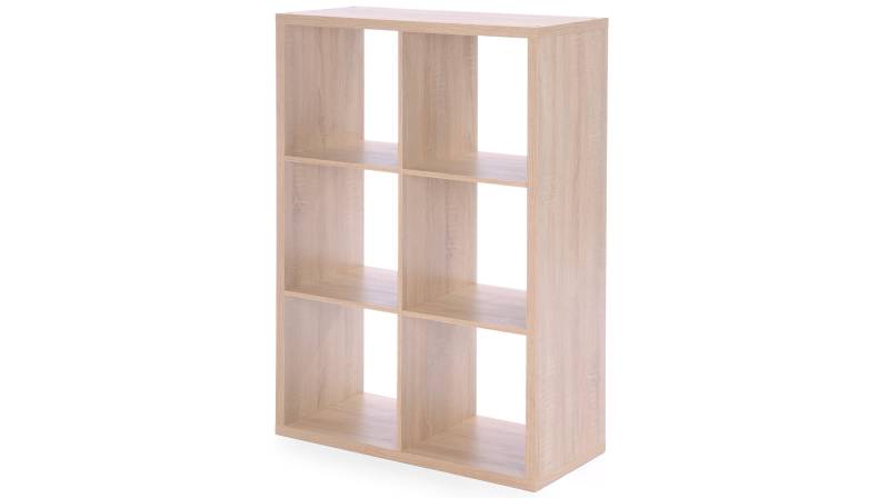 Standregal Sonoma Eiche  73 x 107 cm - 6 Fächer - MAX von Die Möbelfundgrube