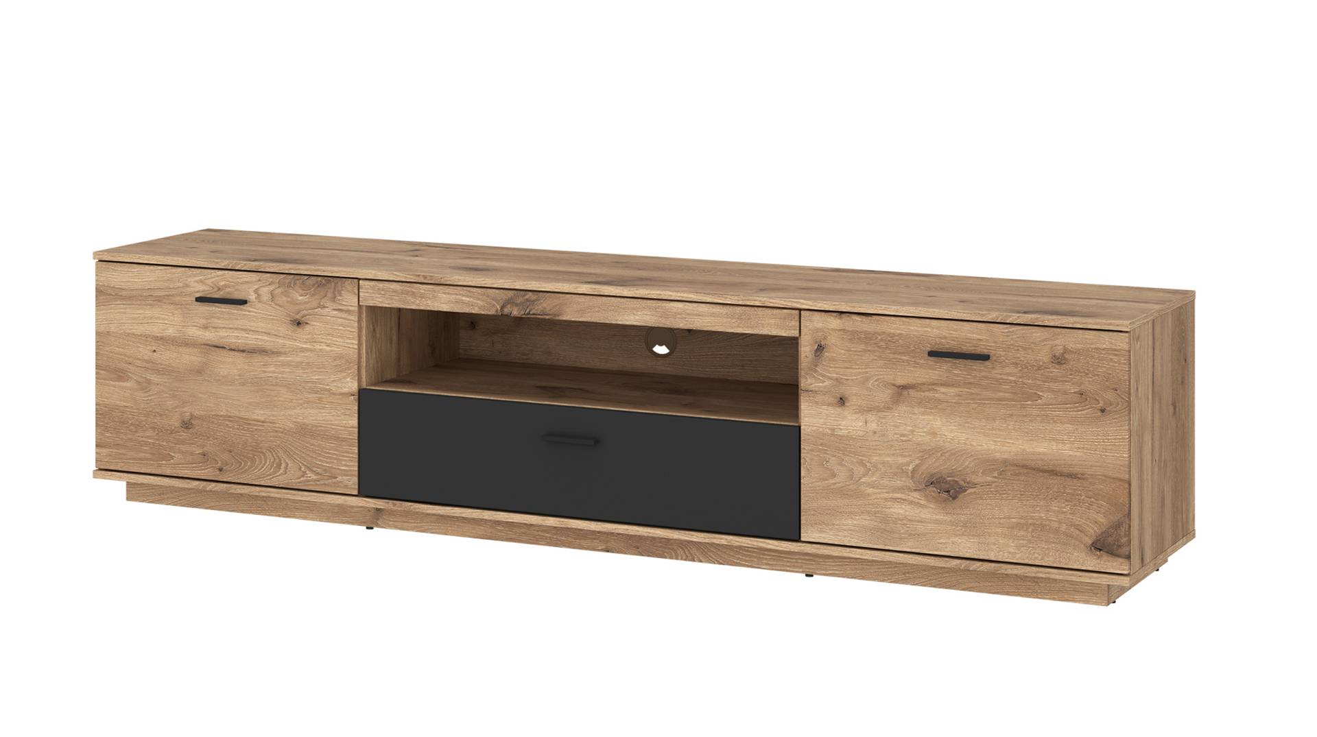 TV - Lowboard Viking Eiche 210 cm TV-Board - PARDOO von Die Möbelfundgrube