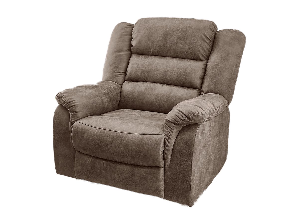 TV-Sessel grau/braun mit Relaxfunktion - CLEVELAND von Die Möbelfundgrube
