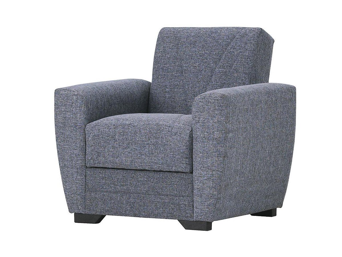 TV-Sessel grau mit Liegefunktion und Stauraum - ACUN von Die Möbelfundgrube
