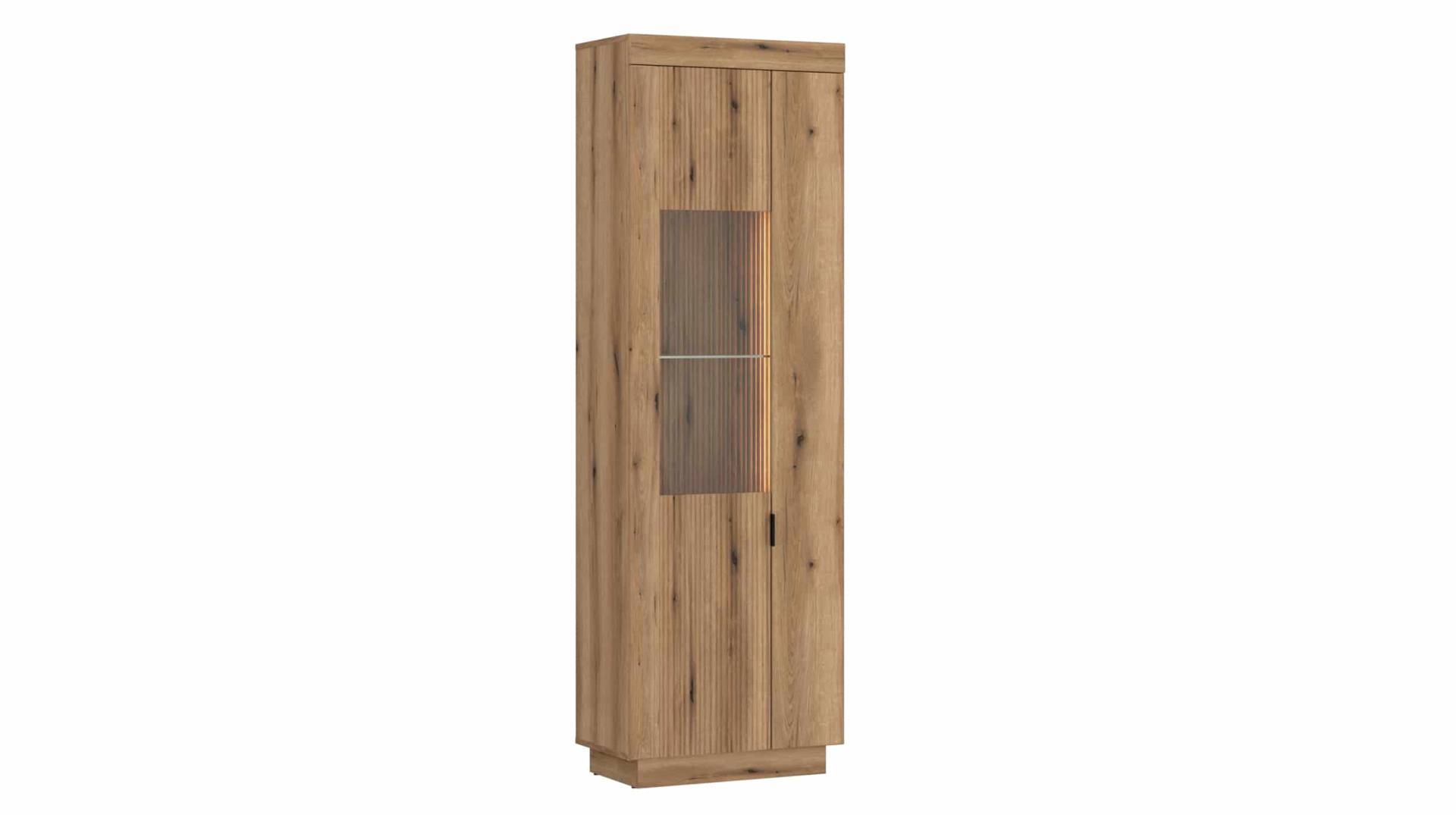 Vitrine mit Beleuchtung Coast Evoke Eiche Breite 63 cm - DELAMAR Vitrine mit Beleuchtung Coast Evoke Eiche Breite 63 cm - DELAMAR von Die Möbelfundgrube
