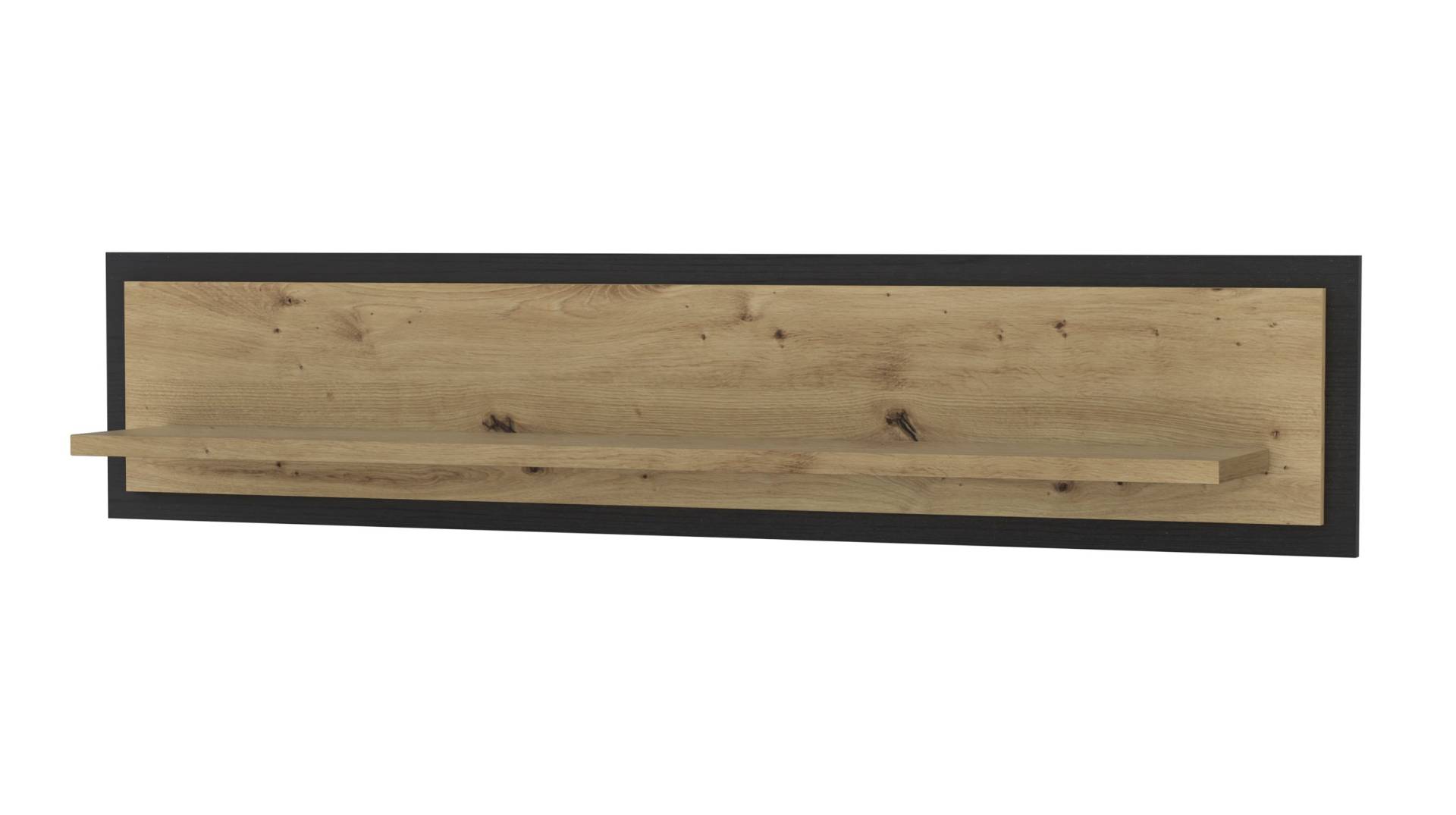 Wandregal Artisan Eiche 140 cm Wandboard - TRONDHEIM von Die Möbelfundgrube