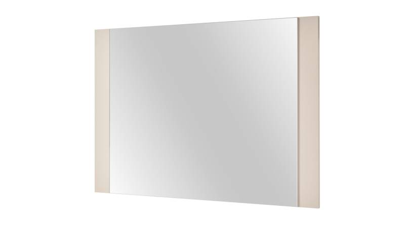 Wandspiegel beige 100 x 70 cm - LITUMO von Die Möbelfundgrube