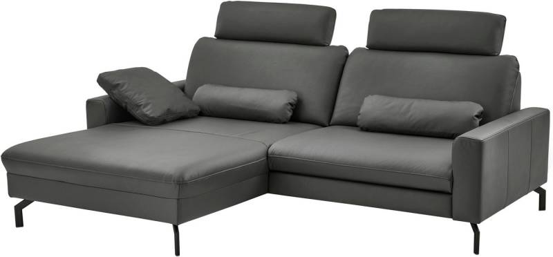 Die PlanBar Ecksofa PN-EM20028 L-Form mit Kopfstützen, wahlweise mit motorischem Canape von Die PlanBar
