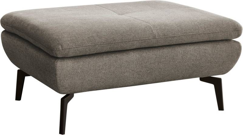 Die PlanBar Hocker MP-IN23002 (1 St), hochwertige Kaltschaumpolsterung, stylische Metallfüße von Die PlanBar