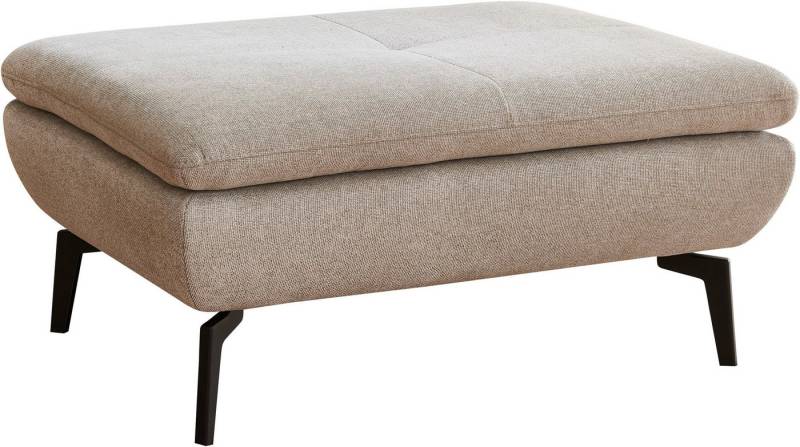 Die PlanBar Hocker MP-IN23002 (1 St), hochwertige Kaltschaumpolsterung, stylische Metallfüße von Die PlanBar