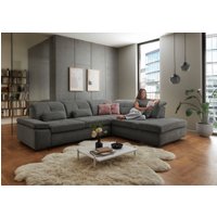 Die PlanBar Ecksofa "MP-IN16012 L-Form mit Federkern-Polsterung", inkl. Sitztiefenverstellung, optional mit Funktionen von Die Planbar