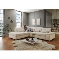 Die PlanBar Ecksofa "MP-IN16012 L-Form mit Federkern-Polsterung", inkl. Sitztiefenverstellung, optional mit Funktionen von Die Planbar