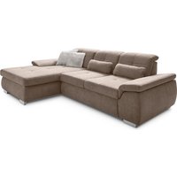 Die PlanBar Ecksofa "MP-IN16037 L-Form", (1 St.), mit Sitztiefenverstellung & Zierkissen, optional mit Bettfunktion von Die Planbar