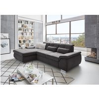 Die PlanBar Ecksofa "MP-IN16037 L-Form mit Kaltschaum-Polsterung" mit Sitztiefenverstellung & Zierkissen von Die Planbar