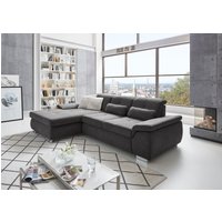 Die PlanBar Ecksofa "MP-IN16037 L-Form mit Kaltschaum-Polsterung" mit Sitztiefenverstellung & Zierkissen von Die Planbar