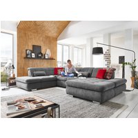 Die PlanBar Ecksofa "MP-IN17004 U-Form", wahlweise mit Funktionen, Federkern-Polsterung von Die Planbar