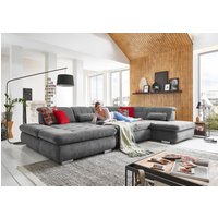 Die PlanBar Ecksofa "MP-IN17004 U-Form", wahlweise mit Funktionen, Federkern-Polsterung von Die Planbar