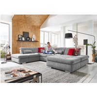 Die PlanBar Ecksofa "MP-IN17004 U-Form", wahlweise mit Funktionen, Federkern-Polsterung von Die Planbar