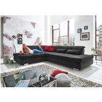 Die PlanBar Ecksofa "MP-IN17004 L-Form", wahlweise mit Bettfunktion, Sitztiefen- und Kopfteilverstellung von Die Planbar
