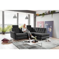 Die PlanBar Ecksofa "MP-IN20016 L-Form mit Federkern-Polsterung", wahlweise mit Kopfstützen und Bettfunktion, mit Federkern-Polsterung von Die Planbar