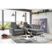 Die PlanBar Ecksofa "MP-IN20016 L-Form mit Federkern-Polsterung", wahlweise mit Kopfstützen und Bettfunktion, mit Federkern-Polsterung von Die Planbar