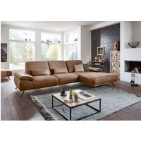 Die PlanBar Ecksofa "PN-EM18063 L-Form" wahlweise mit echt bezogenem Rücken und Sitztiefenverstellung von Die Planbar