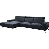Die PlanBar Ecksofa "PN-EM22041 L-Form", wahlweise motorisches Canape oder Sitztiefenverstellung von Die Planbar