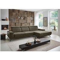 Die PlanBar Ecksofa "PN-EM22041 L-Form", wahlweise motorisches Canape oder Sitztiefenverstellung von Die Planbar