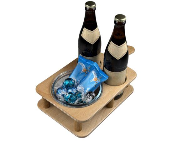 Die Schreiner Christoph Siegel Couchbar • Snackbar • Sofa-Bar • Couchbutler • Snackbox • gemütlicher Sofaabend • Männergeschenk • Geburtstagsgeschenk • Hochzeit • Größe M von Die Schreiner Christoph Siegel