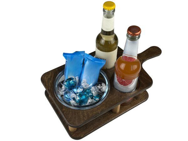 Die Schreiner Christoph Siegel Couchbar • Snackbar • Sofa-Bar • Couchbutler • Snackbox • gemütlicher Sofaabend • Männergeschenk • Geburtstagsgeschenk • Hochzeit • Größe M von Die Schreiner Christoph Siegel