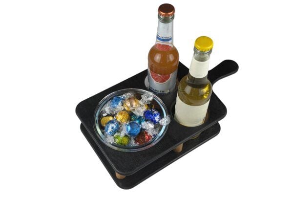 Die Schreiner Christoph Siegel Couchbar • Snackbar • Sofa-Bar • Couchbutler • Snackbox • gemütlicher Sofaabend • Männergeschenk • Geburtstagsgeschenk • Hochzeit • Größe M von Die Schreiner Christoph Siegel